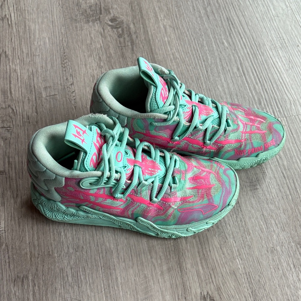 Puma Kids' Pink and Mint M.E.L.O’s